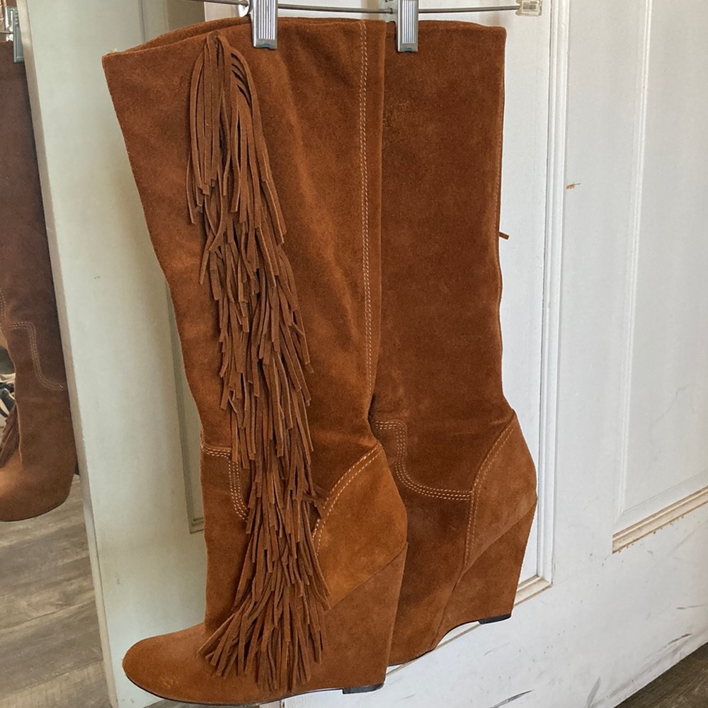 Aldo Fringe Suede boots